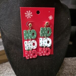 Holiday 'Ho Ho Ho' Earrings